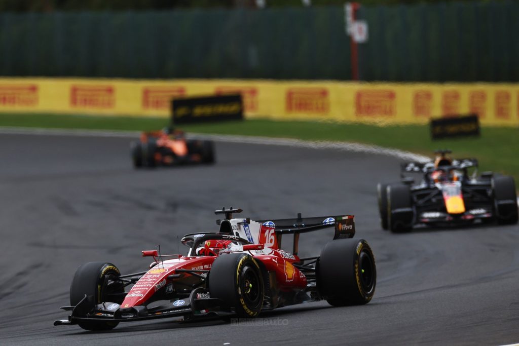 Ferrari al 2° posto nel GP del Belgio con Leclerc