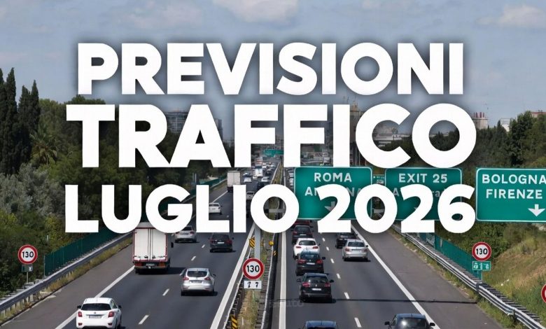 Previsioni traffico luglio 2026
