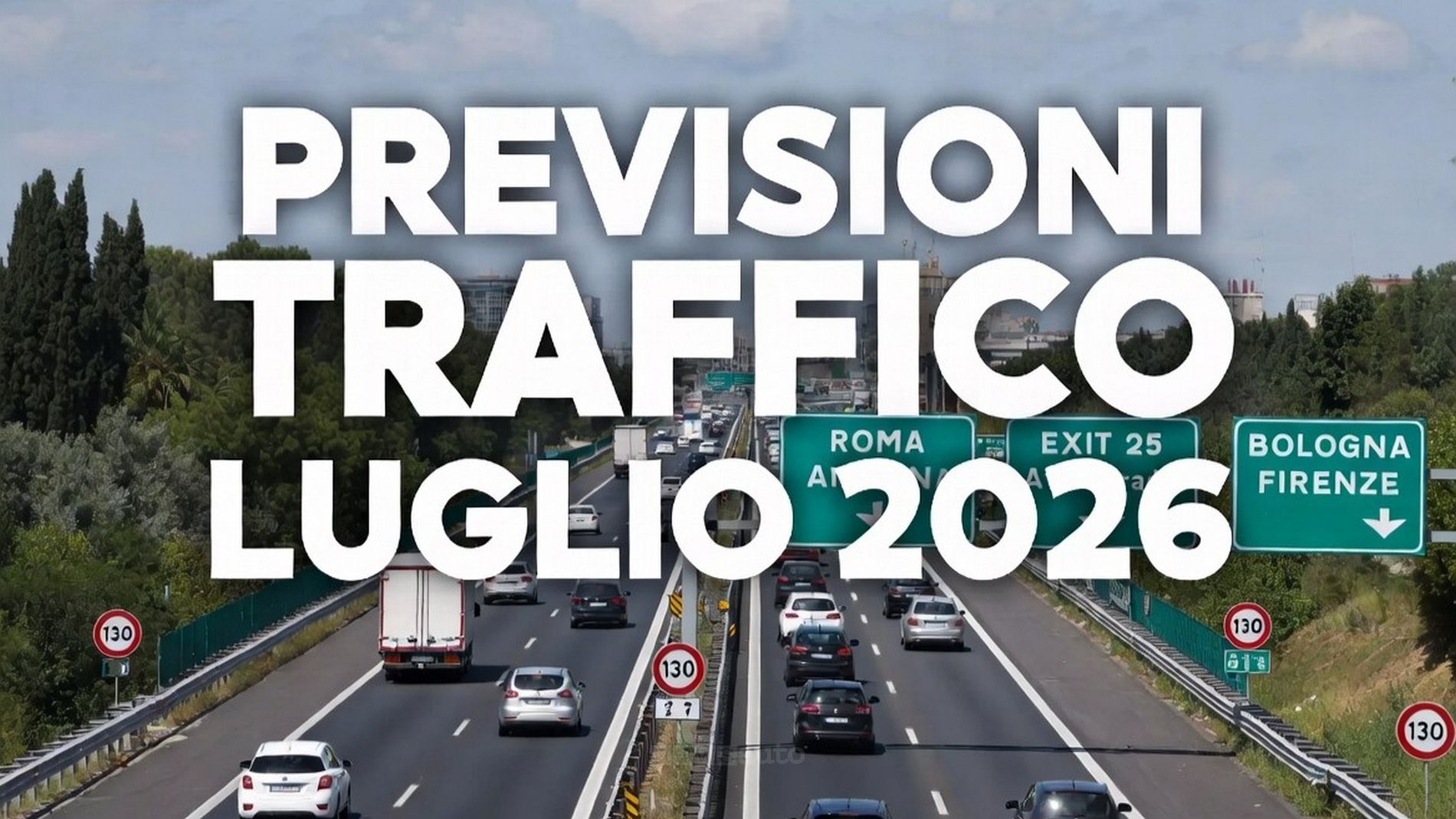 Previsioni traffico luglio 2026: bollino rosso e giorni critici in autostrada