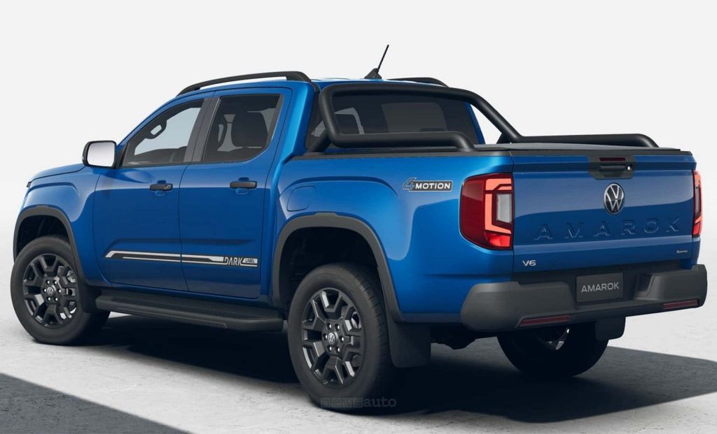 Volkswagen Amarok Dark Label posteriore 3/4