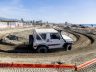Suzuki Samurai nell'Area esterna, Sand, percorso su sabbia al 4x4 Fest di Carrara