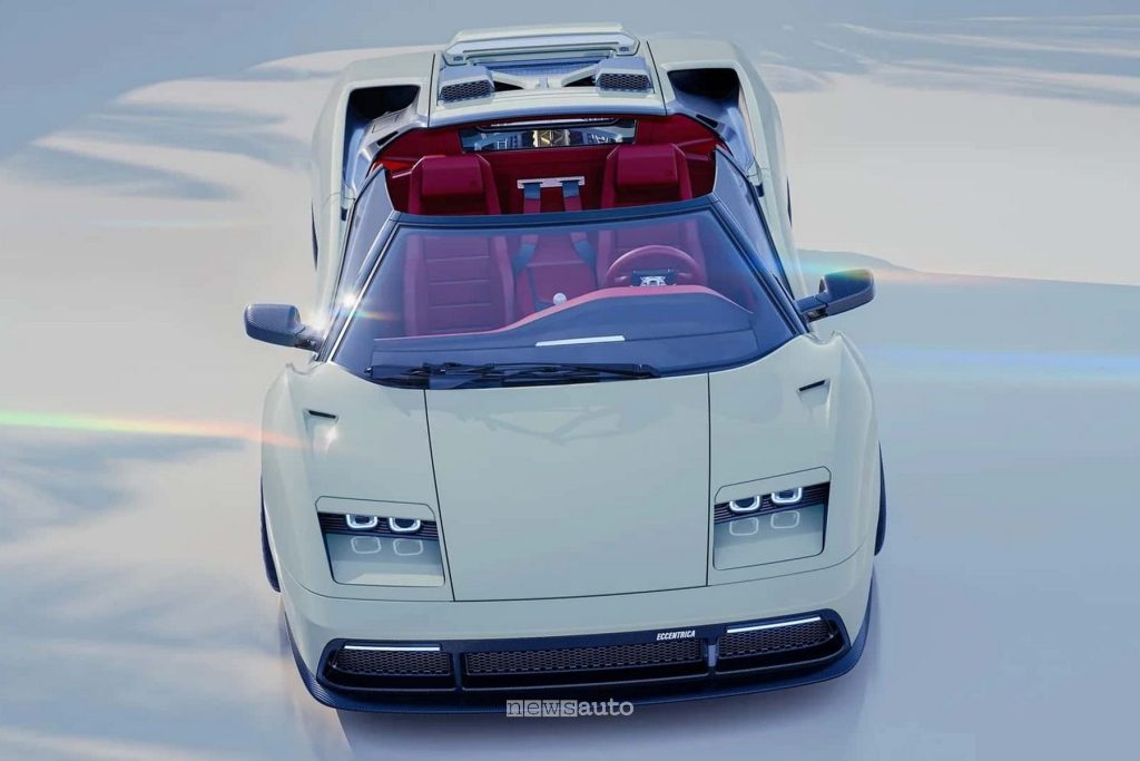 Lamborghini Eccentrica V12 Roadster frontale