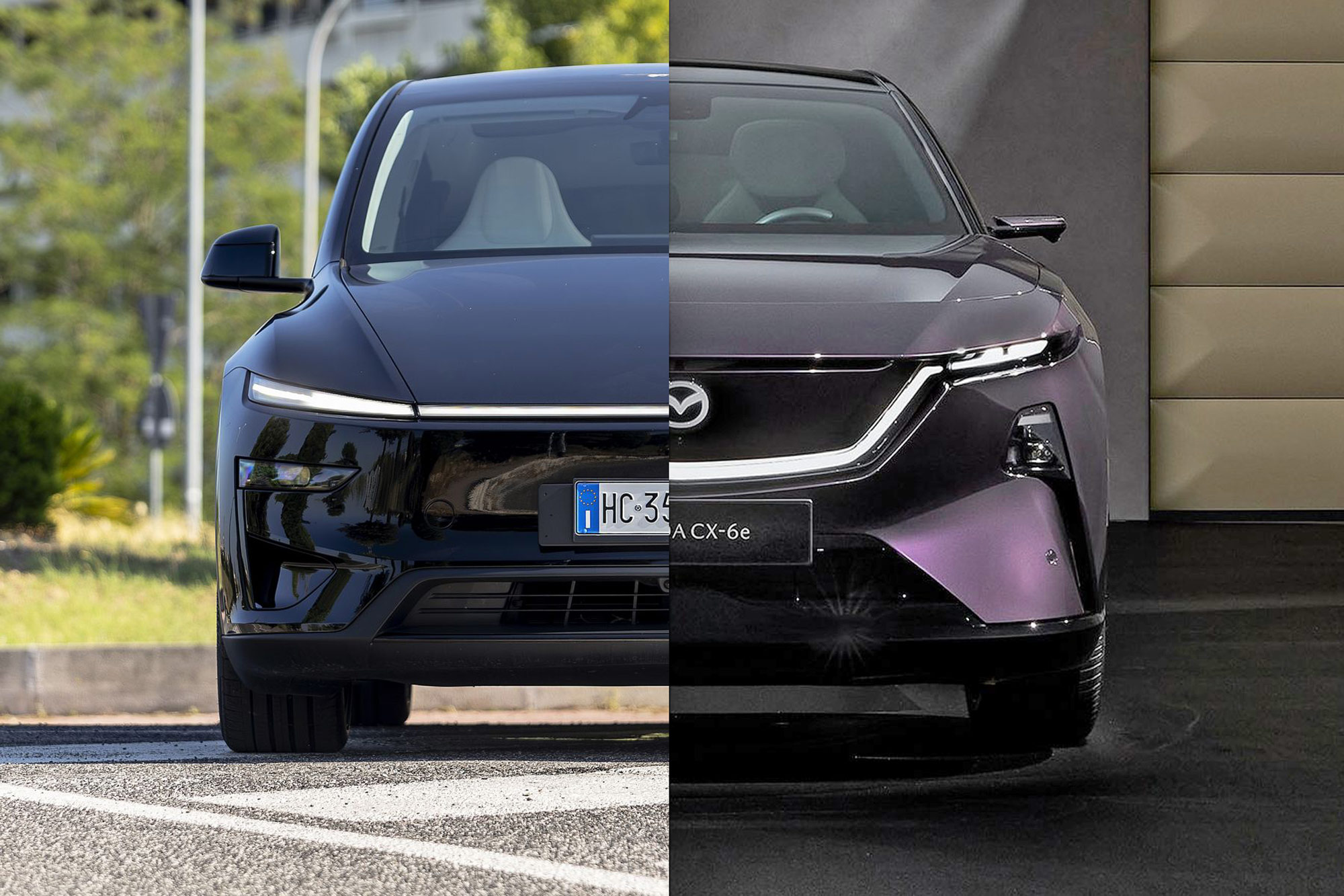 Mazda CX-6e e Tesla Model Y si confrontano in un confronto tra tecnologia e lusso nel settore elettrico