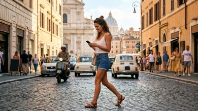 Multa di 75 euro ai pedoni distratti dallo smartphone
