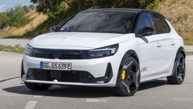 Opel Corsa GSE bianca anteriore 3/4