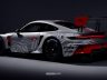 Porsche 911 GT3 R posteriore 3/4