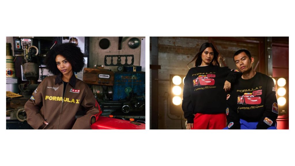 Collezione F1 in collaborazione con Dsisney Pixar Cars