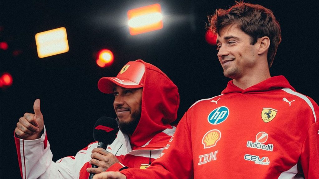 Charles Leclerc Lewis Hamilton GP Olanda Zandvoort