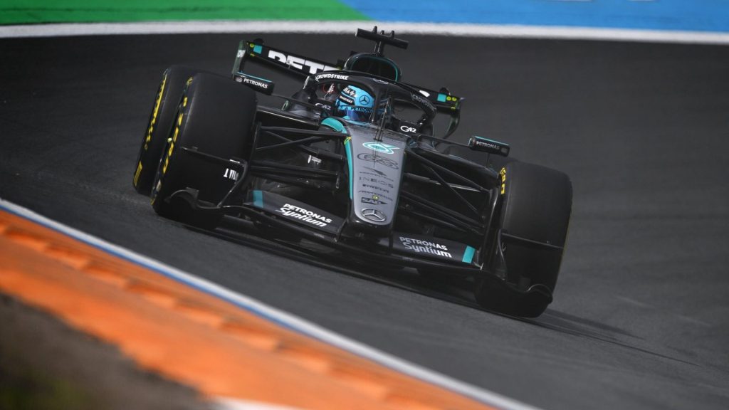 George Russell poleman Qualifiche Sprint GP Olanda