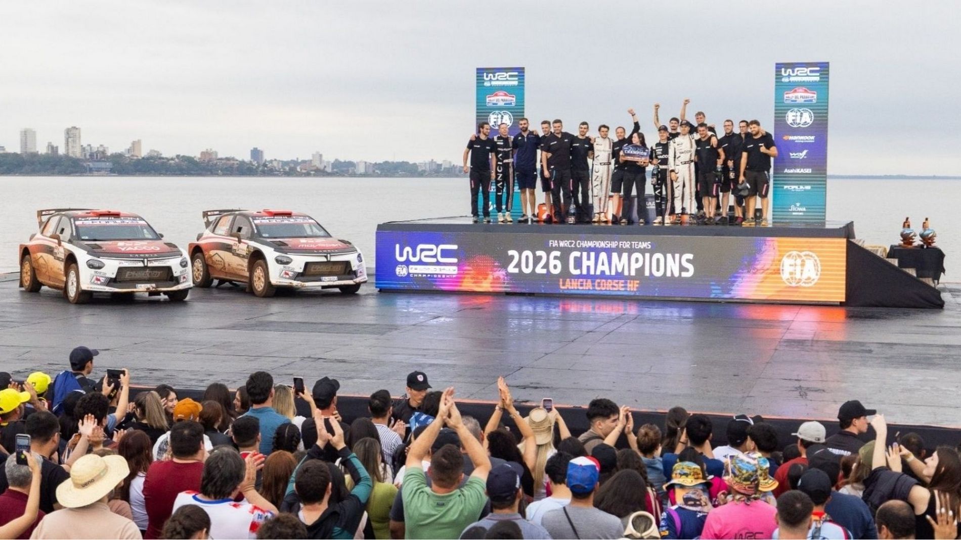 Lancia Corse HF campione del mondo WRC2