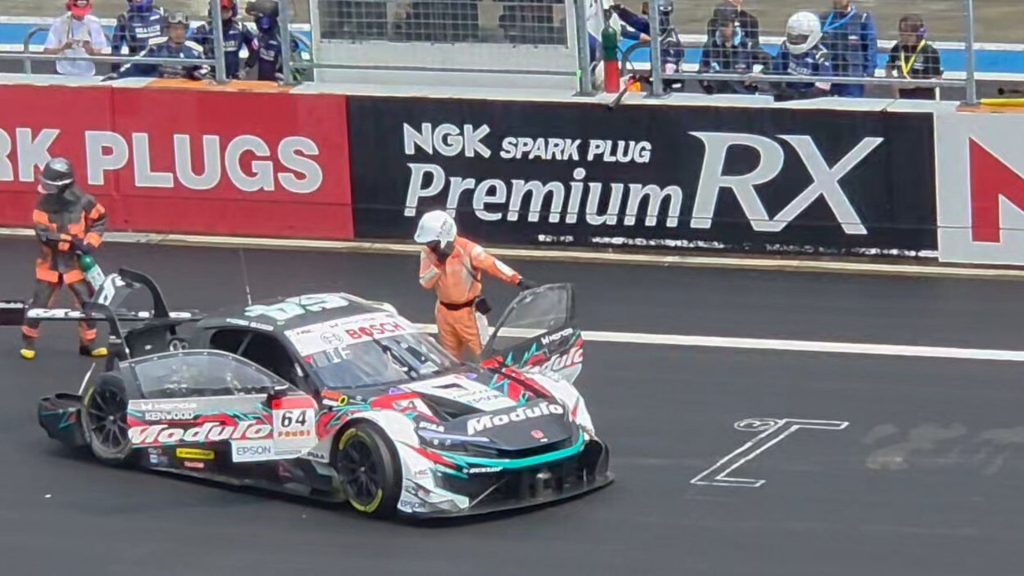 Igor Fragas incidente Super GT