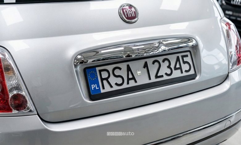 Targhe estere polacche a Napoli