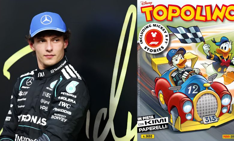 Topolino edicola settembre Andrea Kimi Antonelli
