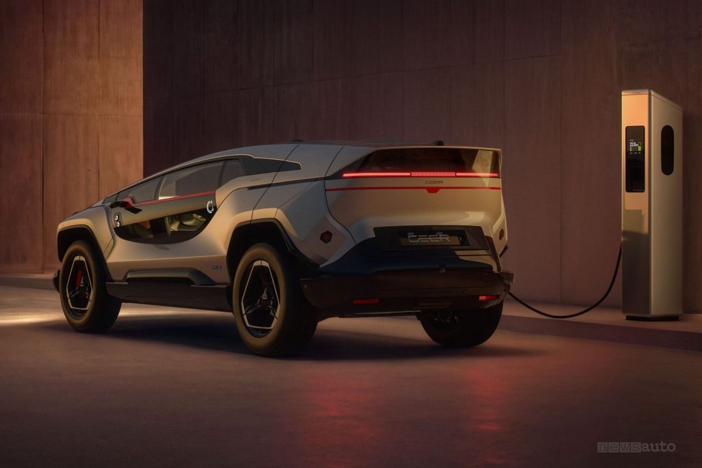 CEER Exobot SUV in ricarica