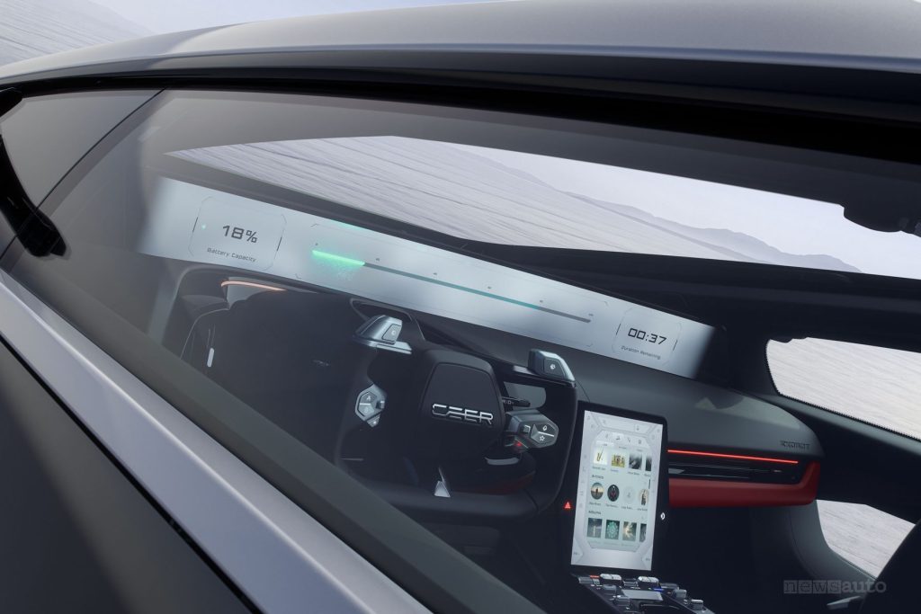 CEER Exobot SUV display a tutta plancia