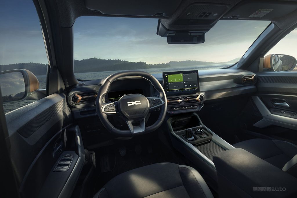 Abitacolo della Dacia Bigster Hybrid-G 150 4x4