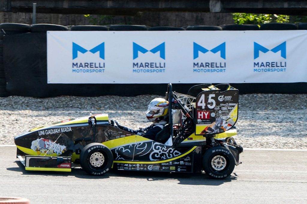 prova statica della Formula SAE Italy 2026 sulla pista di Varano de’ Melegari