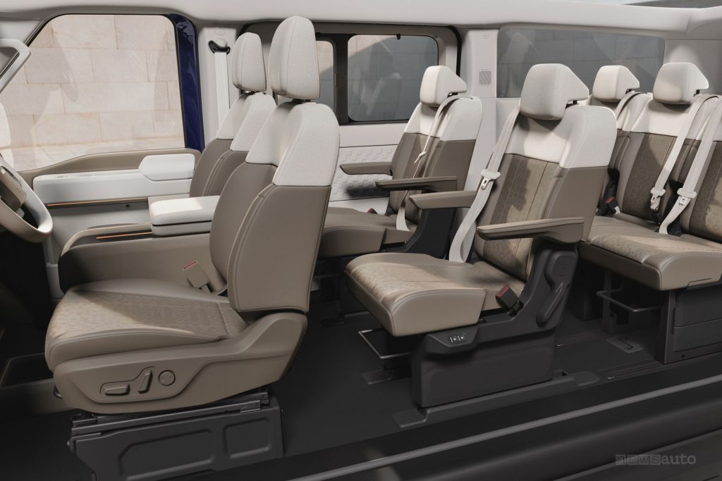 Kia PV7 Passenger sedili, abitacolo