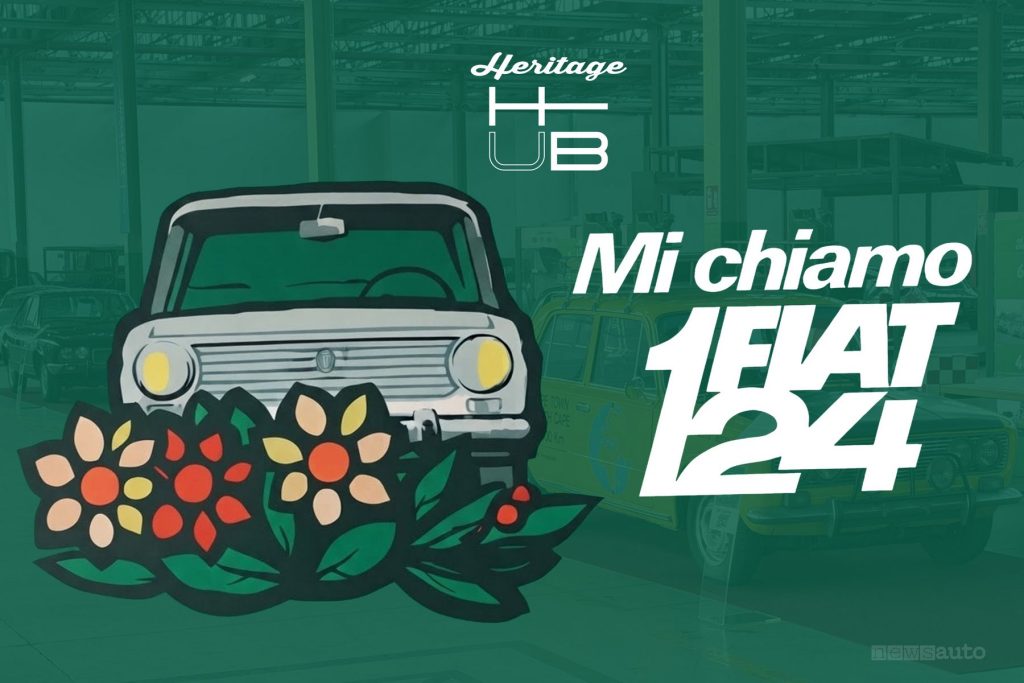Locandina mostra Mi Chiamo Fiat 124 Heritage Hub