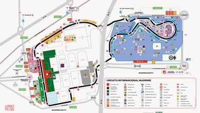 MADRING Circuit F1 Map Espana Madrid