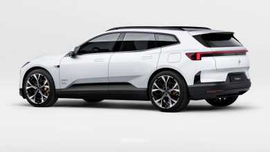 Polestar 4 SUV posteriore 3/4