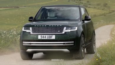 Range Rover Electric su strada