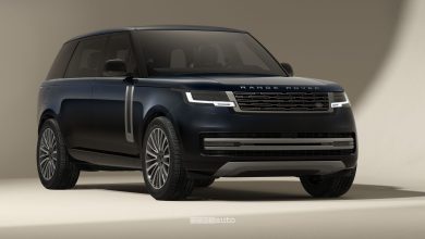 Range Rover Electric anteriore 3/4