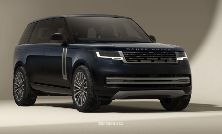 Range Rover Electric anteriore 3/4