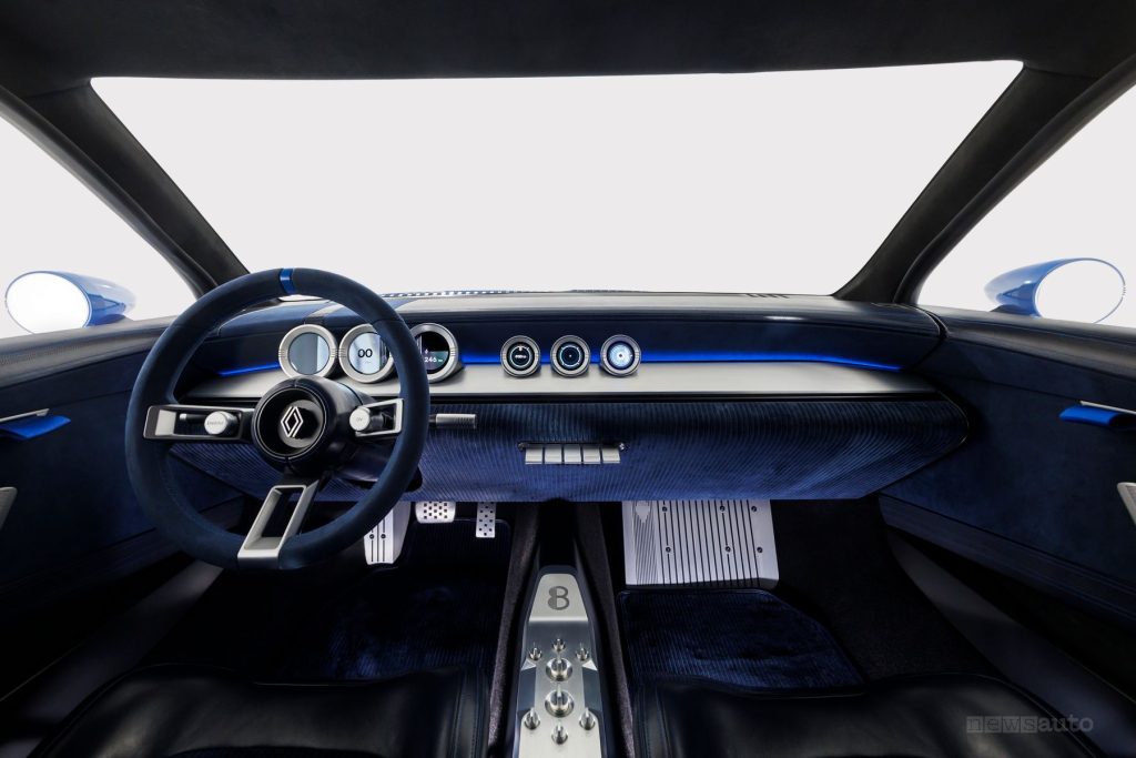 Renault 8 Gordini Concept plancia abitacolo