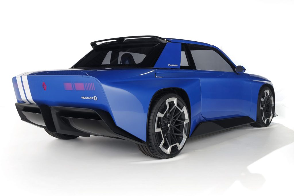 Renault 8 Gordini Concept posteriore 3/4
