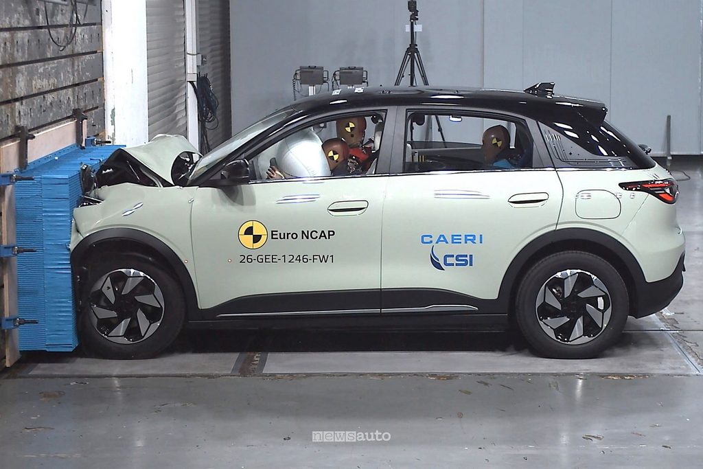 Test EuroNcap 2026 5 stelle Geely E2