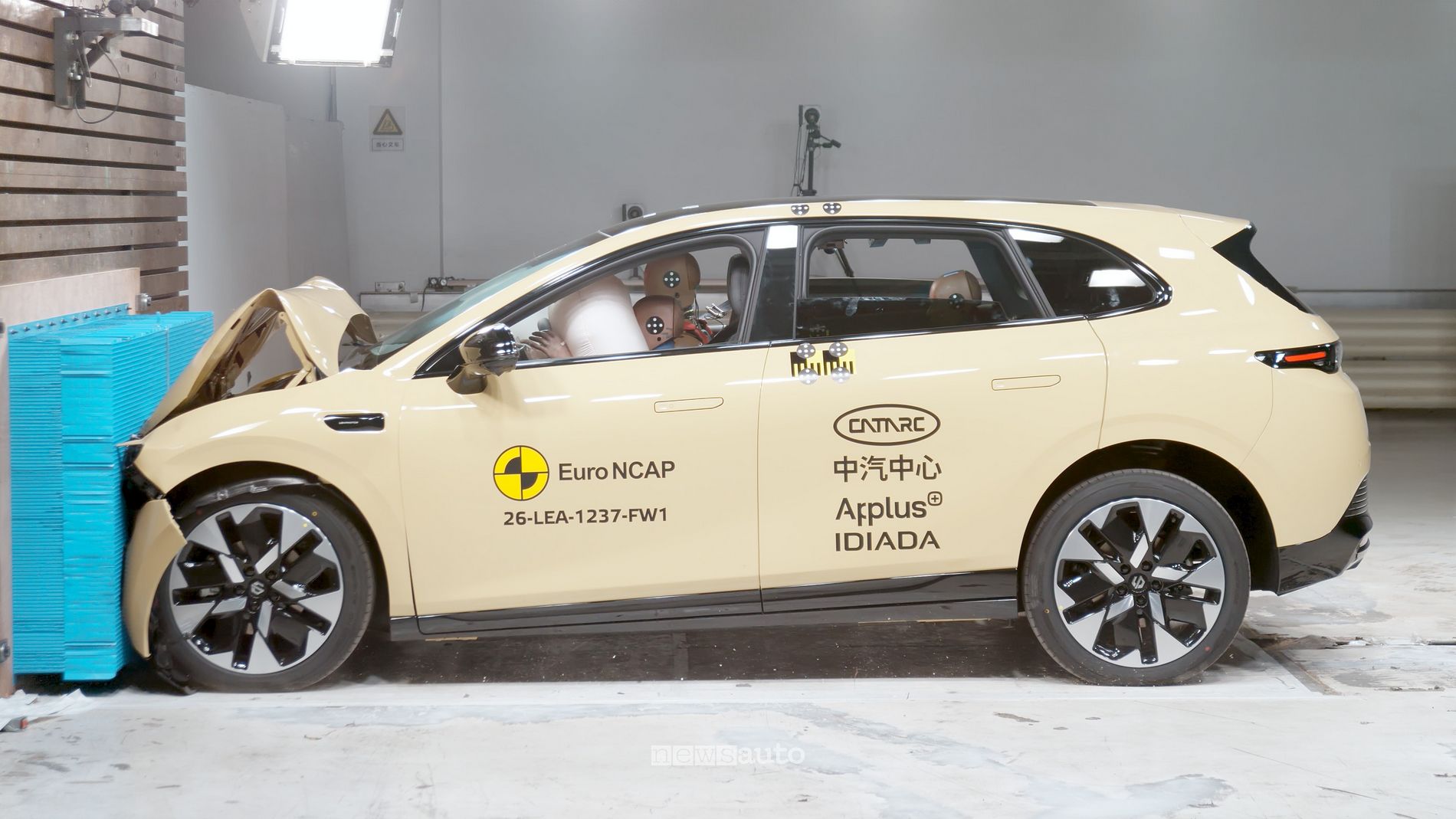 Nuovi test Euro NCAP 2026: 5 stelle per Geely E2, Leapmotor B05 e Aion UT
