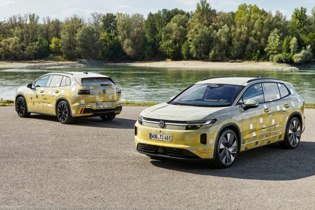 Volkswagen ID. Tiguan prototipo in livrea camouflage