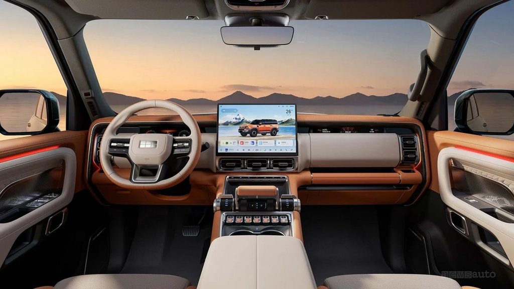 Abitacolo della Geely Battleship 700