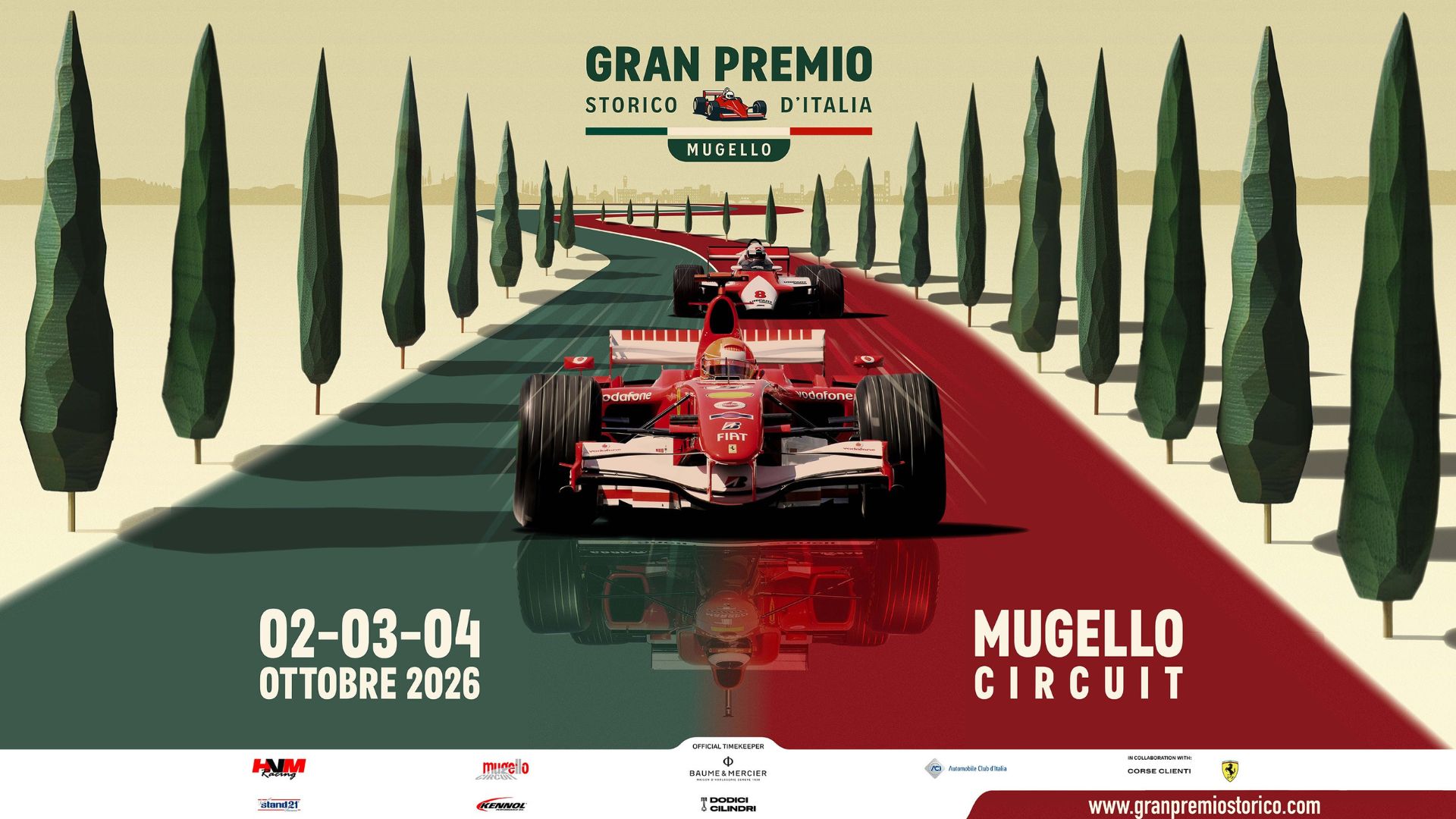Gran Premio Storico d’Italia 2026 al Mugello: date e programma