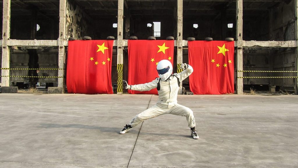 Jeremy Clarkson auto cina Stig Cinese