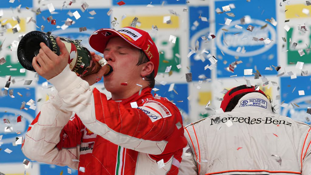 Kimi Raikkonen è l'ultimo campione del mondo Ferrari nel 2007