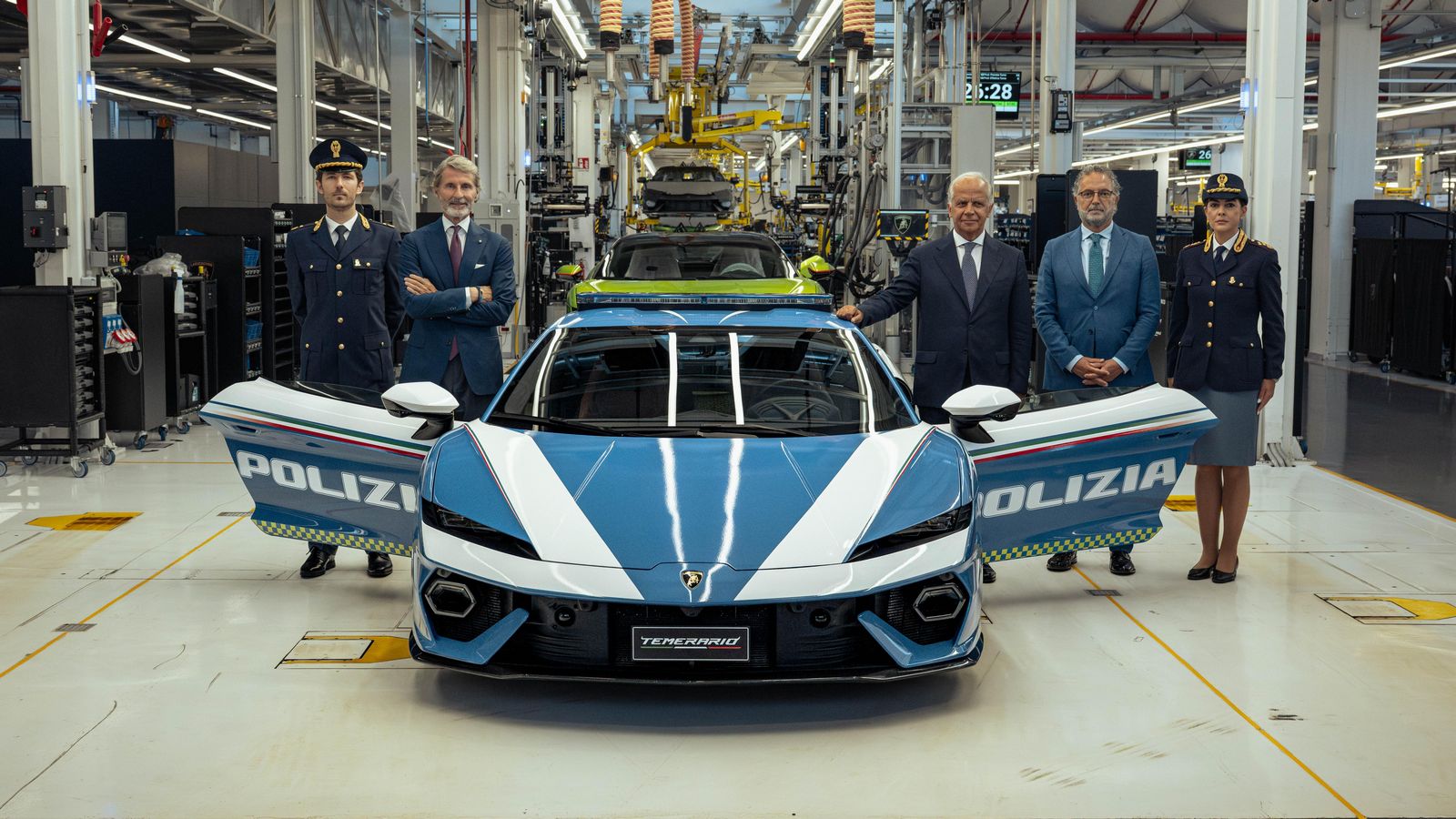 Lamborghini Temerario della Polizia di Stato: 920 CV per il trasporto urgente di organi