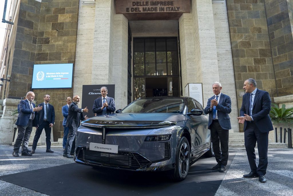 Presentazione della Lancia Gamma al Ministero delle Imprese e del Made in Italy (MIMIT)