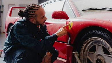 Lewis Hamilton Ferrari F40
