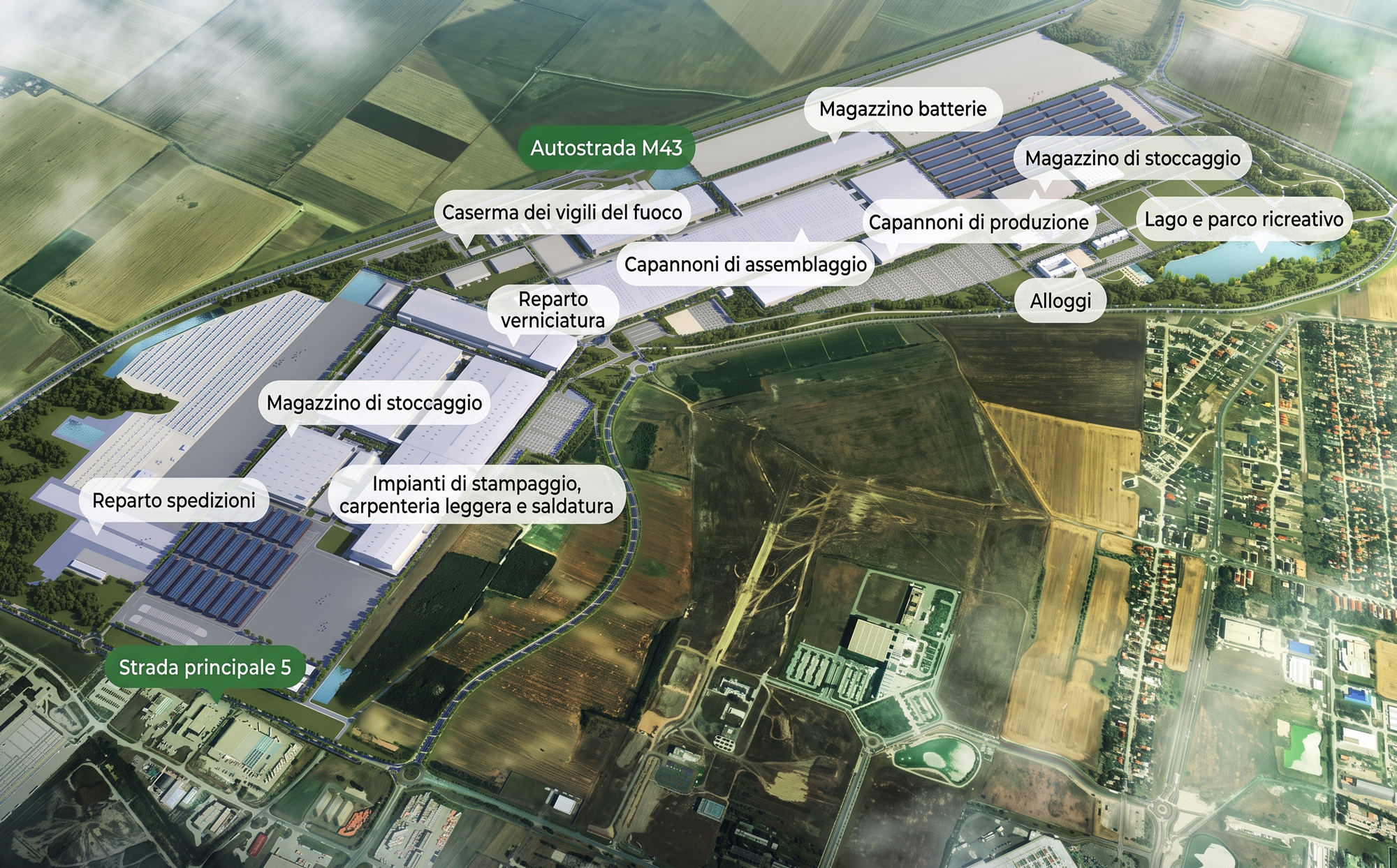 BYD, la nuova fabbrica di Szeged in Ungheria