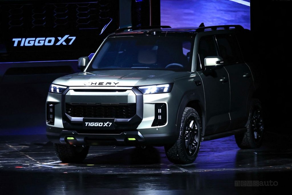 Chery Tiggo X7: altezza da terra oltre 200 mm e guado fino a 700 mm