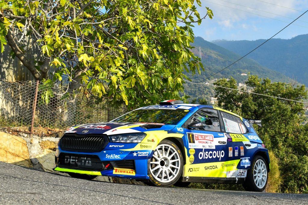 Roberto Daprà con Skoda Fabia RS Rally2 è Campione Italiano Rally 2026