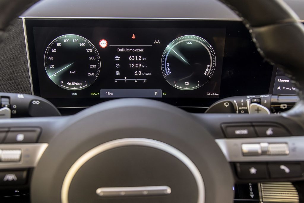 Hyundai Tucson Plug-in Hybrid Excellence display quadro strumenti