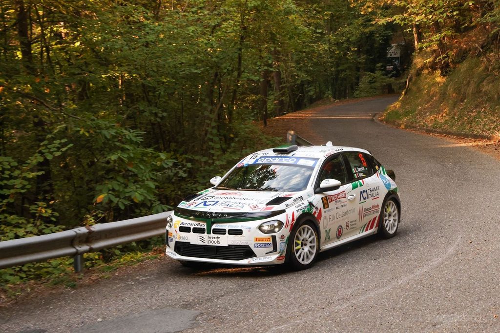 Varesco-Goss dominano il CIAR Junior al Rallye Sanremo con la Lancia Ypsilon Rally4 HF
