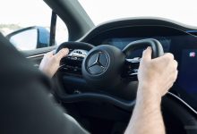 Mercedes EQS con sterzo steer-by-wire