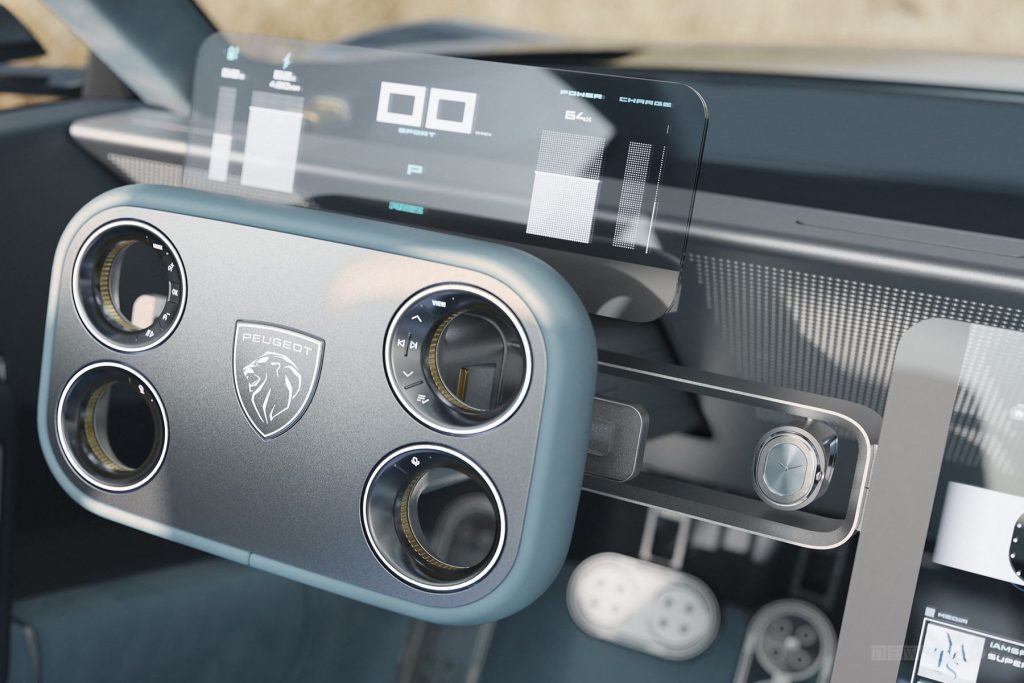 Peugeot RCZ Vision Concept volante Hypersquare