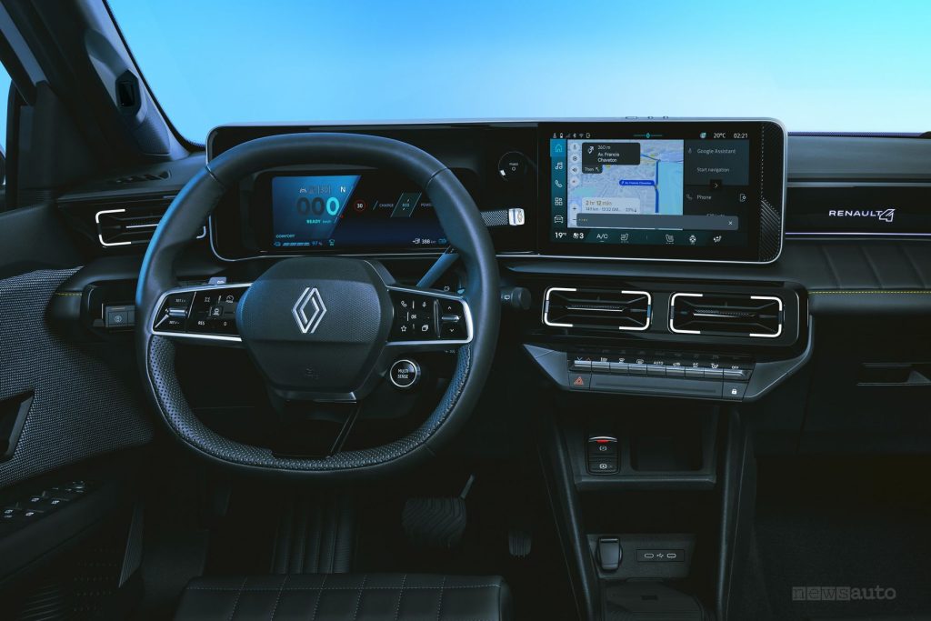 Renault 4 E-Tech Electric Plein Sud plancia abitacolo