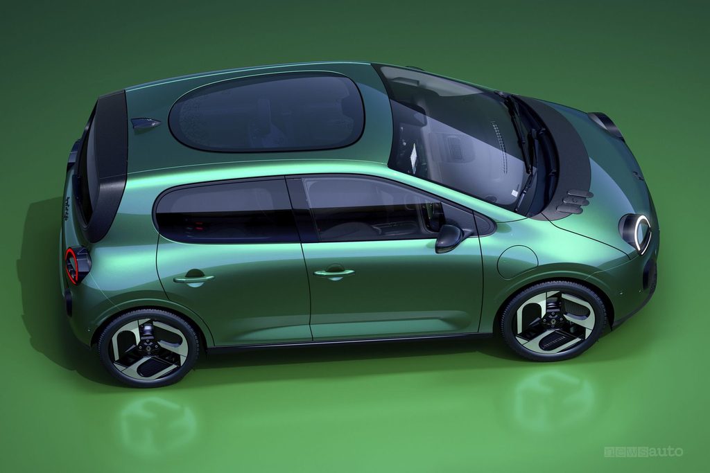 Renault introduce sulla Twingo E-Tech Electric il tetto panoramico in vetro Twingobay