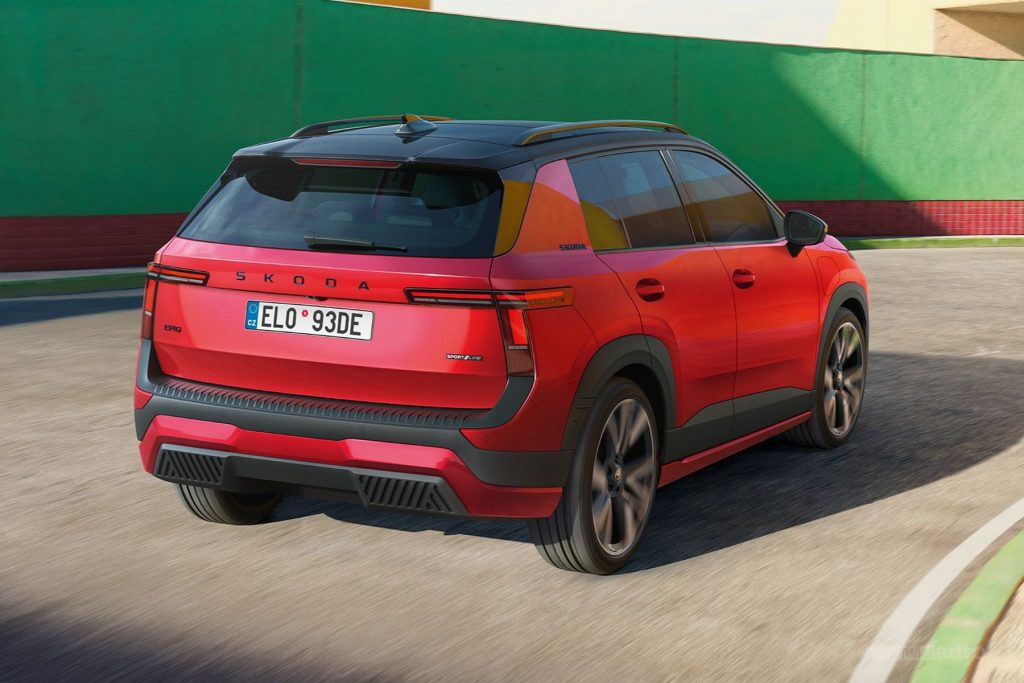 Skoda Epiq Sportline in movimento